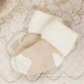 BST-90 Cotton Light Gray Cute Infant Socks Warm High Quality Newborn Socks for Wholesale